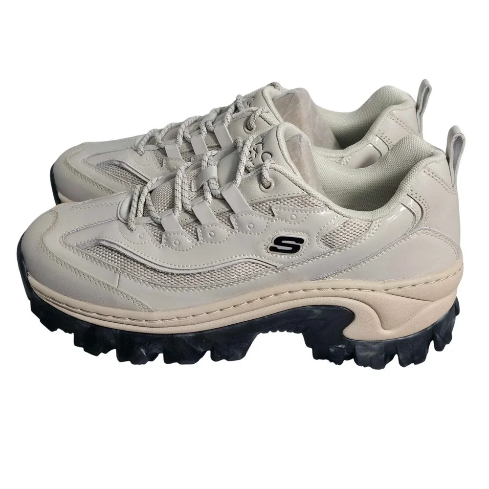 Skechers x Doja‎ Cat Hi-Ryze Doja'Lite Shine Shoes Womens Size 10 Off White New